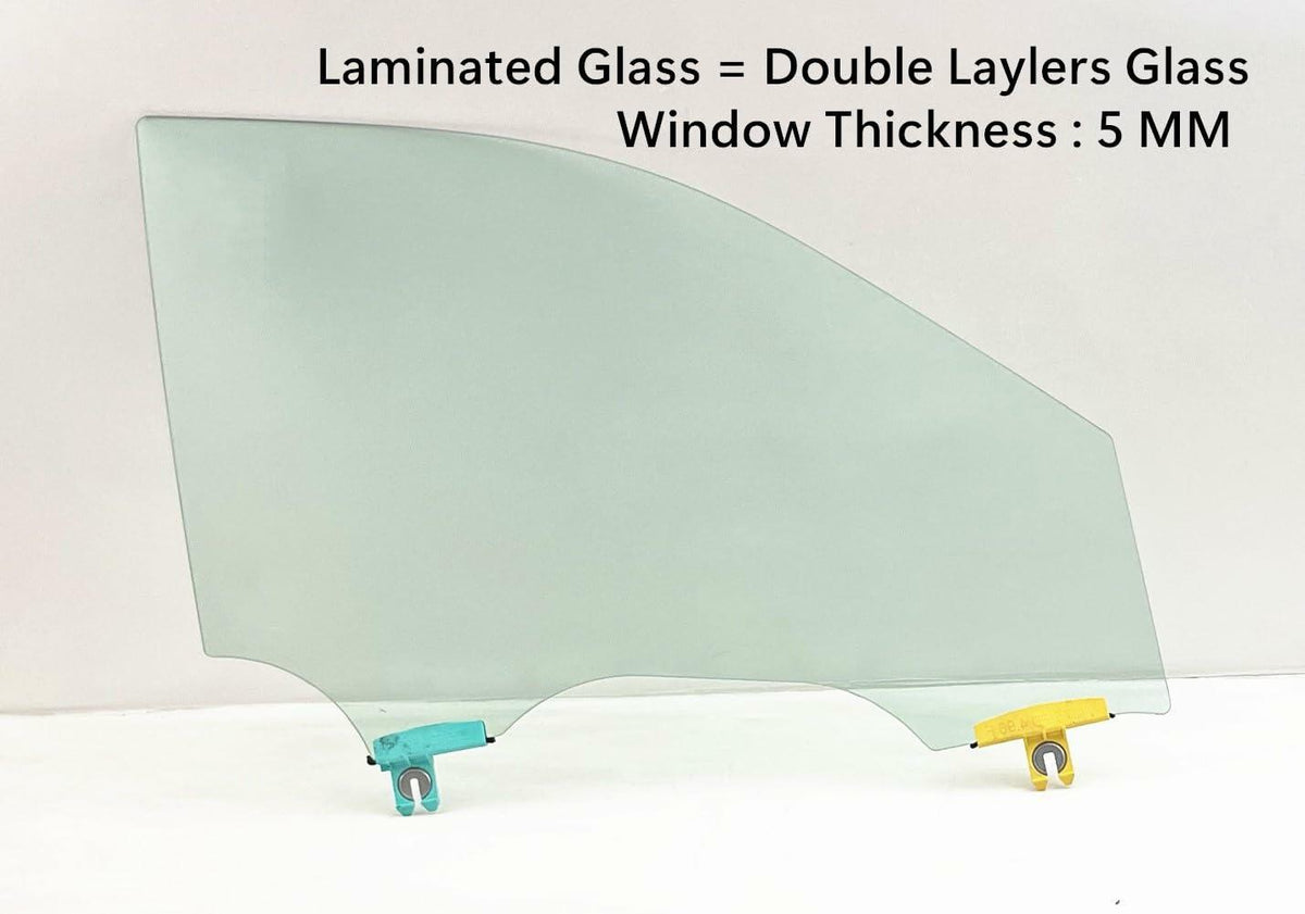 5MM Laminated Passenger Right Side Front Door Window Door Glass Compatible with Jeep Grand Cherokee 2022-2026 / Grand Cherokee L 2021-2026 Models
