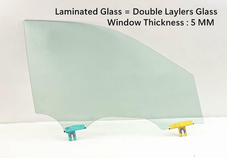 5MM Laminated Passenger Right Side Front Door Window Door Glass Compatible with Jeep Grand Cherokee 2022-2026 / Grand Cherokee L 2021-2026 Models