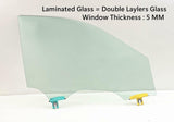 5MM Laminated Passenger Right Side Front Door Window Door Glass Compatible with Jeep Grand Cherokee 2022-2026 / Grand Cherokee L 2021-2026 Models