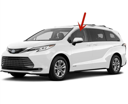 Lamianted Driver Left Side Front Door Window Door Glass Compatible with Toyota Sienna 2021-2025 Models