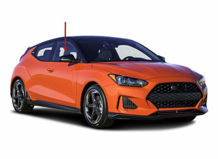Passenger Right Side Front Door Window Door Glass Compatible with Hyundai Veloster 2019-2022 Models