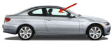 OEM Passenger Right Side Door Window Door Glass Compatible with BMW 328i 328xi 335i 335is 335xi M3 2 Door Coupe 2007-2013 Models