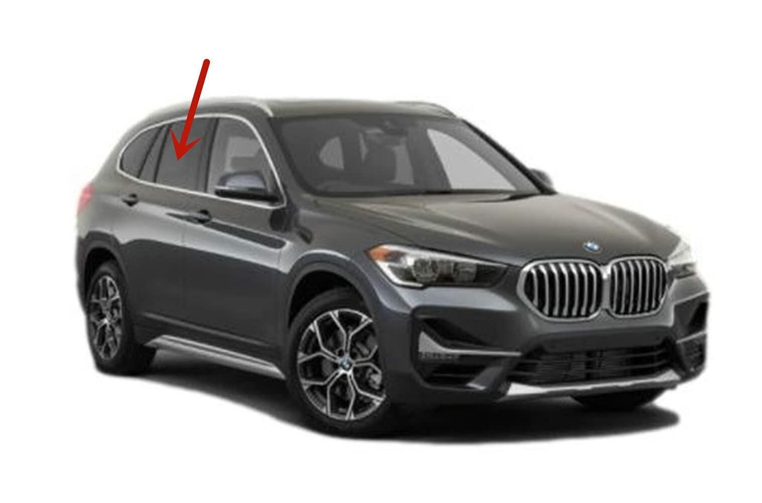 Privacy Passenger Right Side Rear Door Window Door Glass Compatible with BMW X1 2016-2022 Models
