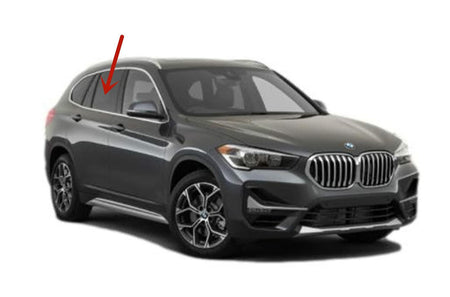 Privacy Passenger Right Side Rear Door Window Door Glass Compatible with BMW X1 2016-2022 Models