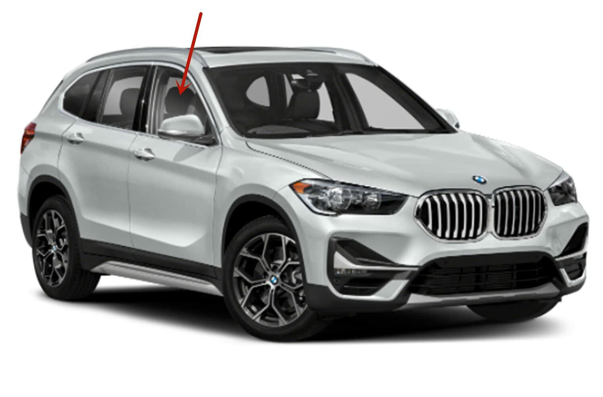 Passenger Right Side Front Door Window Door Glass Compatible with BMW X1 2016-2022 Models