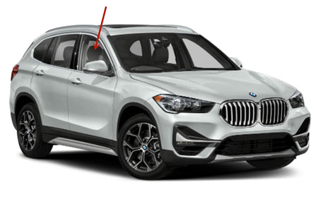 Passenger Right Side Front Door Window Door Glass Compatible with BMW X1 2016-2022 Models