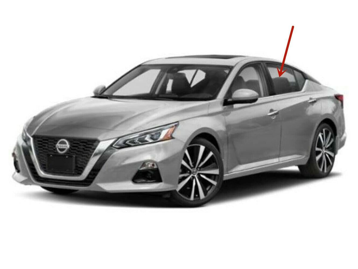 Driver Left Side Rear Door Window Door Glass Compatible with Nissan Altima 2019-2025 Models