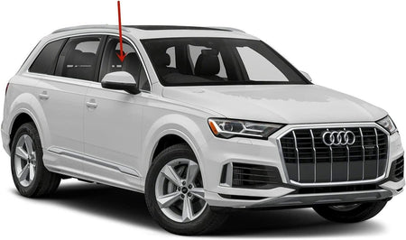 Tempered Passenger Right Side Front Door Window Door Glass Compatible with Audi Q7 2017-2025 Models