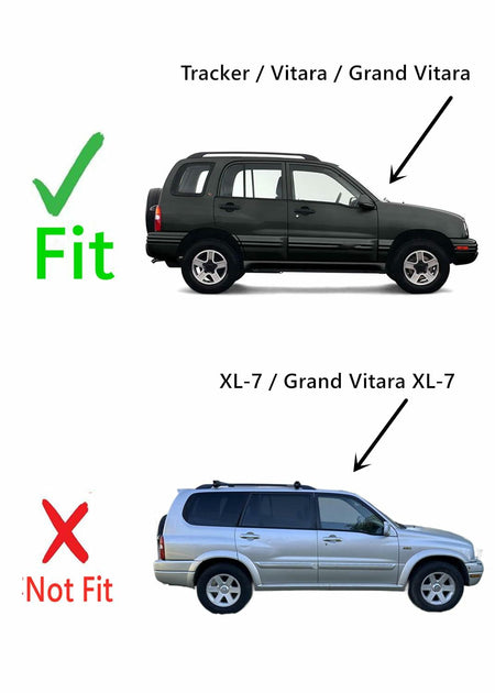 Passenger Right Side Rear Quarter Window Quarter Glass Compatible with Suzuki Vitara/Grand Vitara/Chevrolet Tracker 1999-2005 4 Door Models