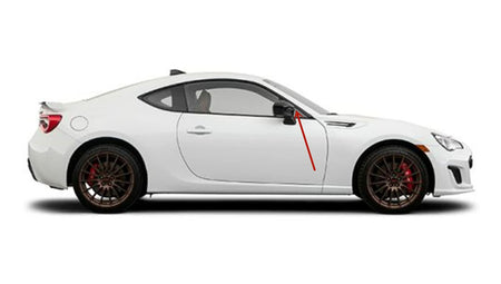 Passenger Right Side Front Vent Window Vent Glass Compatible with Subaru BRZ 2013-2021 / Scion FR-S 2013-2016 / Toyota 86 2017-2020 2-Door Coupe Models