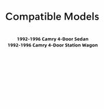 Driver Left Side Front Door Window Door Glass Compatible with Toyota Camry 4 Door Sedan/Wagon 1992-1996 Models