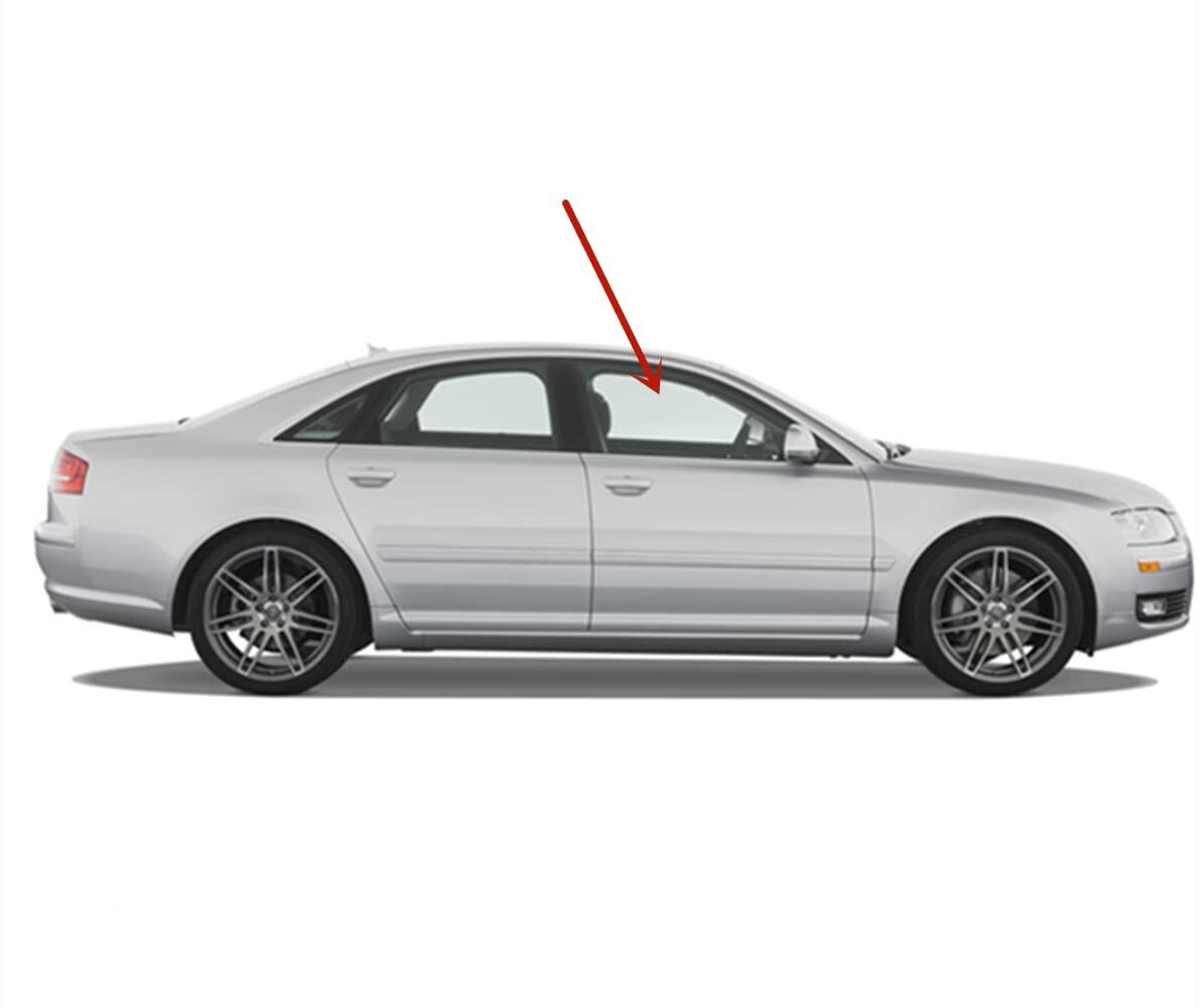 Laminated Passenger Right Side Front Door Window Door Glass Compatible with Audi A8 A8L S8 2004-2010 Models
