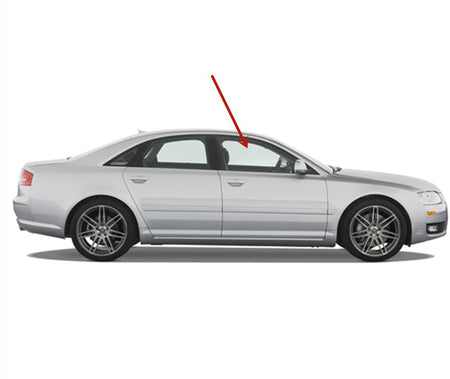 Laminated Passenger Right Side Front Door Window Door Glass Compatible with Audi A8 A8L S8 2004-2010 Models