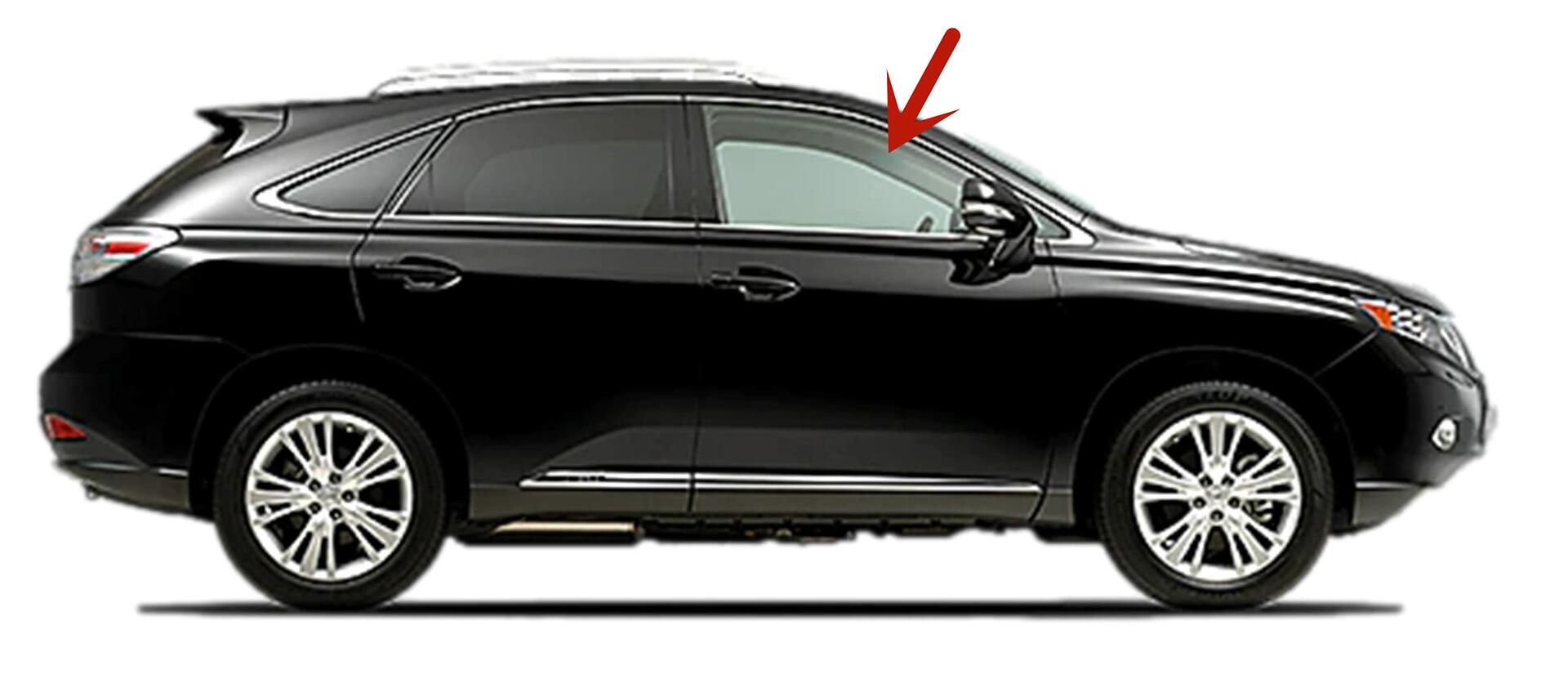 Laminated Passenger Right Side Front Door Window Door Glass Compatible with Lexus RX350 RX450 2010-2015 Models