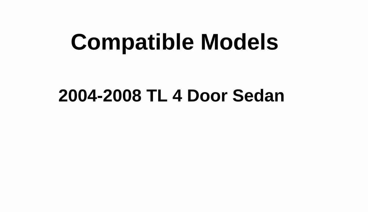 Passenger Right Side Front Door Door Glass Compatible with Acura TL 4 Door Sedan 2004-2008 Models