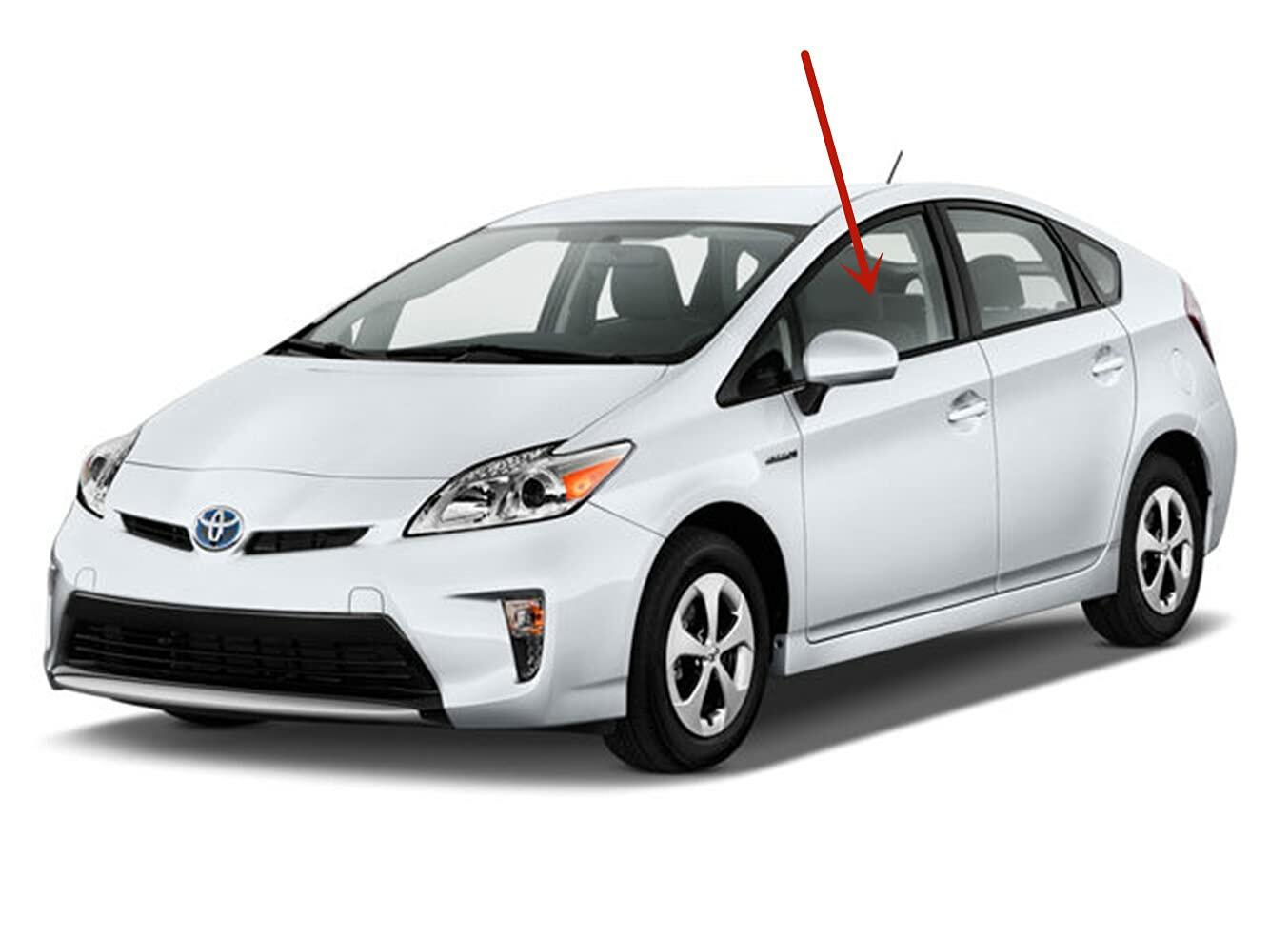 Driver Left Side Front Door Window Door Glass Compatible with Toyota Prius 2004-2009 Models