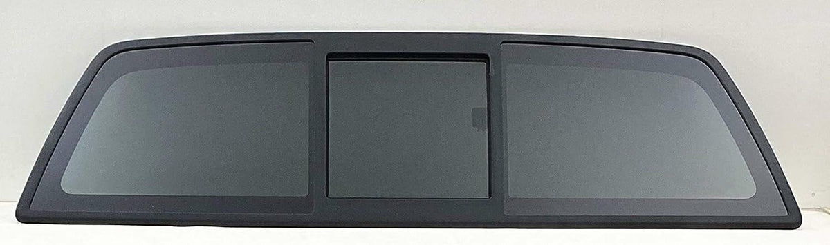 Rear Back Manual Slider Window Glass Compatible with Ford F150 2004-2014 Models (Not for F150Heritage)