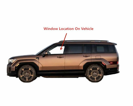 Laminated Driver Left Side Front Door Window Door Glass Compatible with Hyundai Santa Fe 2024-2026 Models
