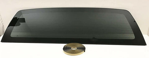 Heated Privacy Stationary Back Window Back Glass Compatible with Ford F150 Pickup 2004-2014 Models
