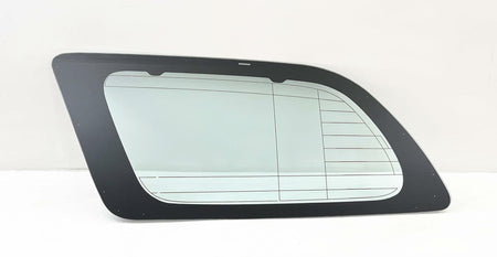 W/ Sunshade Hook & Antenna Style Tempered Passenger Right Side Quarter Window Quarter Glass Compatible with Toyota Sequoia 2008-2022 Models
