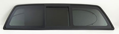 Power Back Slider Window Back Glass Compatible with Ford F150 2004-2014/Lincoln Mark LT 2006-2008 Models