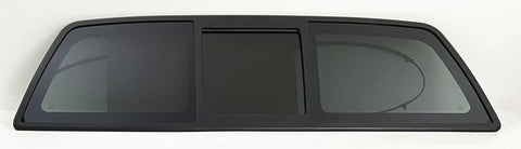 Power Back Slider Window Back Glass Compatible with Ford F150 2004-2014/Lincoln Mark LT 2006-2008 Models