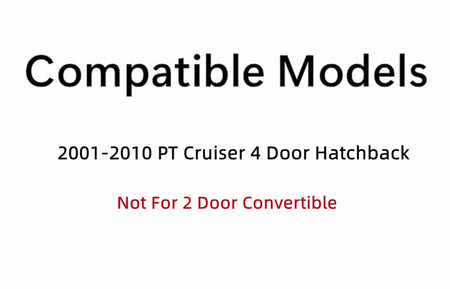 OEM Privacy Driver Left Side Quarter Window Quarter Glass Compatible with Chrysler PT Cruiser 4 Door Hatchback 2001-2010 Models