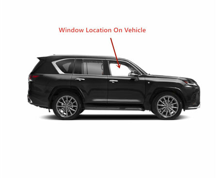 Laminated Passenger Right Side Front Door Window Door Glass Compatible with Lexus LX600 2022-2025 Models
