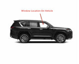 Laminated Passenger Right Side Front Door Window Door Glass Compatible with Lexus LX600 2022-2025 Models