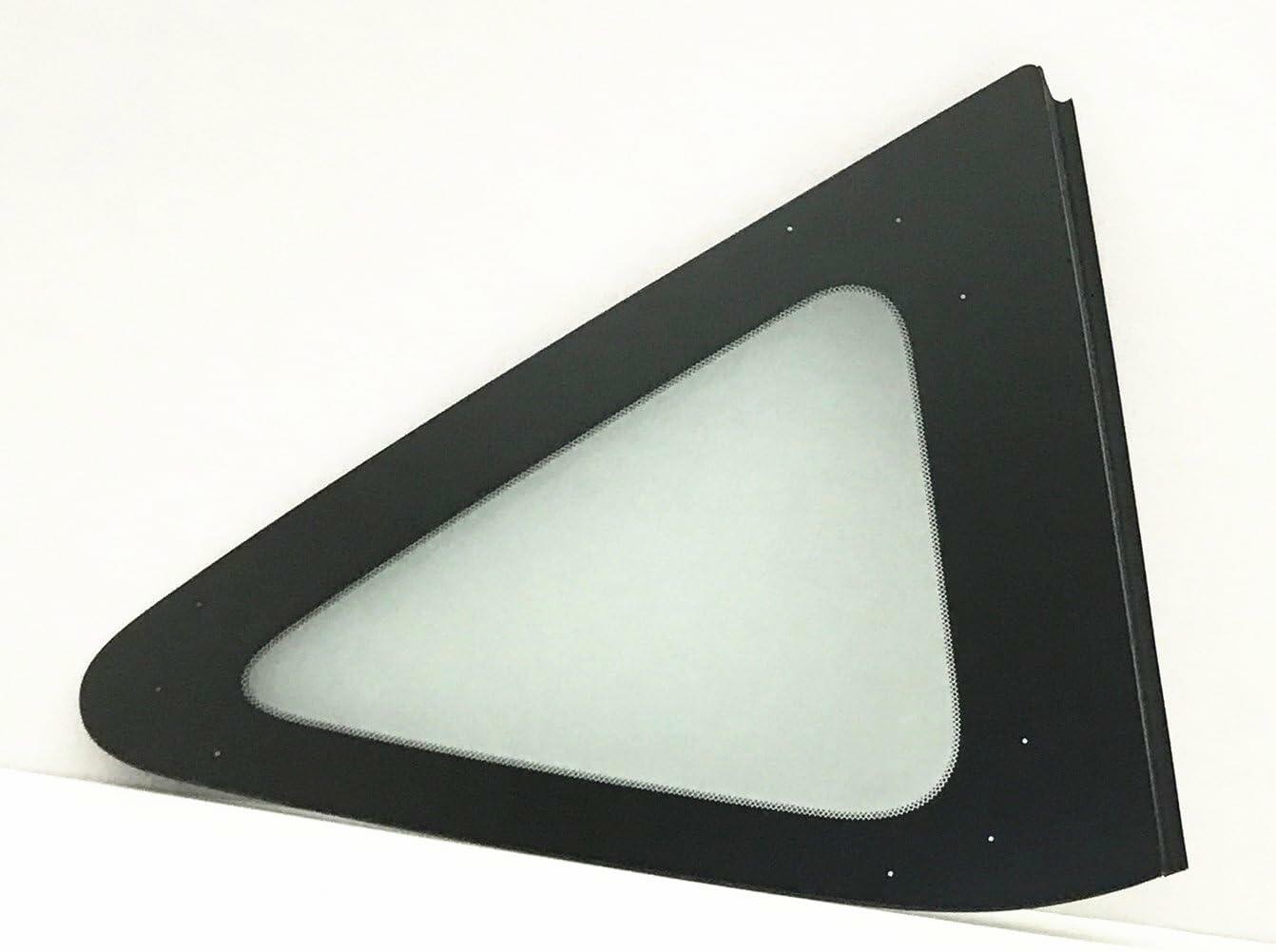 Tempered Passenger Right Side Quarter Window Quarter Glass Compatible with Nissan Versa Note 2014-2019 Models