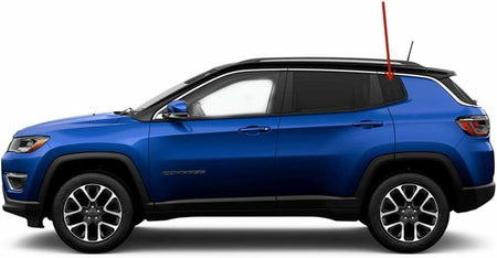 Driver Left Side Quarter Window Quarter Glass Compatible with Jeep Compass MP 2017-2026 Models