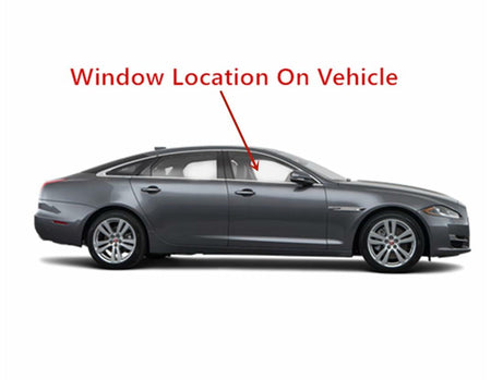 Laminated Passenger Right Side Front Door Window Door Glass Compatible with Jaguar XJ 2010-2019 Models