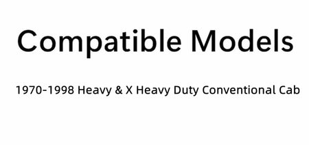 Tempered Flat Front Door Window Door Glass Compatible with Ford L-Series Heavy & X-Heavy Duty Conventional Cab 1970-1998 Models (Fit Both Passenger & Driver Side)