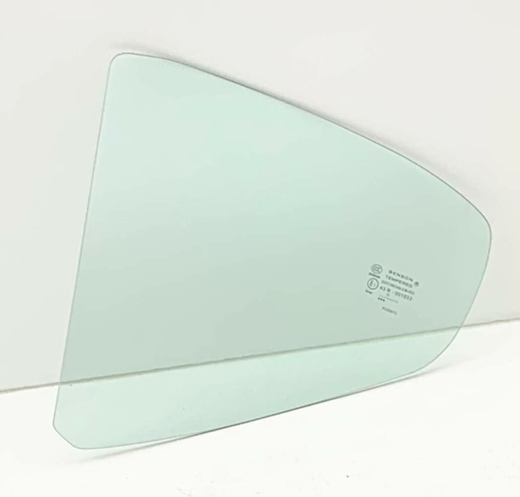 Driver Left Side Rear Vent Window Vent Glass Compatible with Kia Cadenza 2014-2016 Models