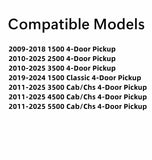 Tempered Privacy Passenger Right Side Front Door Window Glass Compatible with Dodge Ram 1500 2009-2018 &1500 Classic 2019-2024 & 2500 3500 2010-2025 & 3500Cab/Chs 4500 5500 2011-2025 4-Door Models