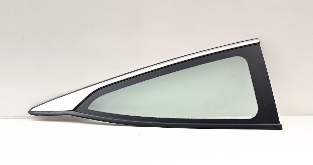 Tempered Passenger Right Side Quarter Window Quarter Glass Compatible With Honda Civic 2-Door Coupe 2016-2021 Models (Not For 4-Door Models)