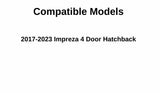 Heated Rear Tailgate Liftgate Back Window Back Glass Compatible with Subaru Impreza 4 Door Hatchback 2017-2023 Models