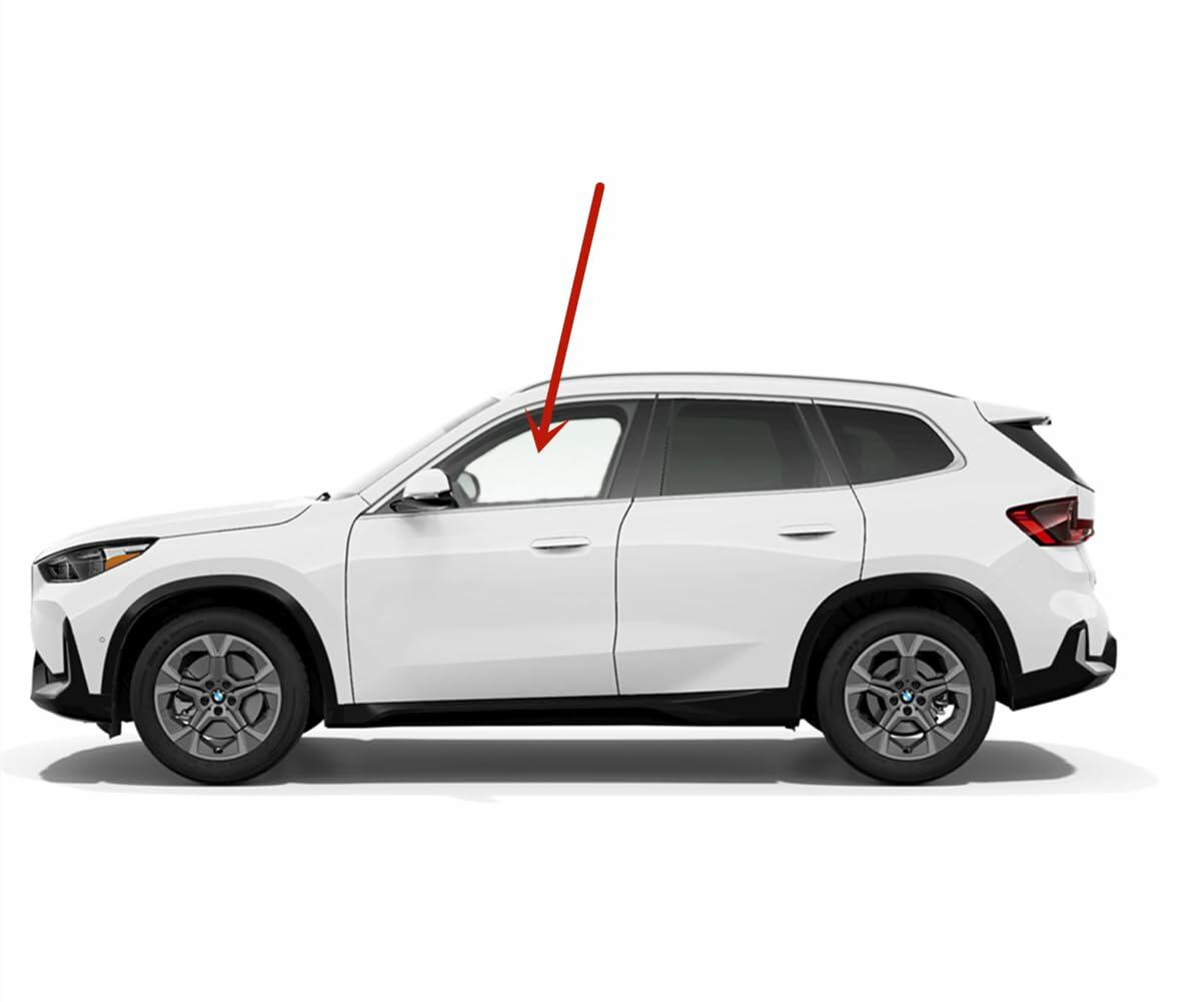 Tempered Driver Left Side Front Door Window Door Glass Compatible with BMW X1 2023-2025 Models
