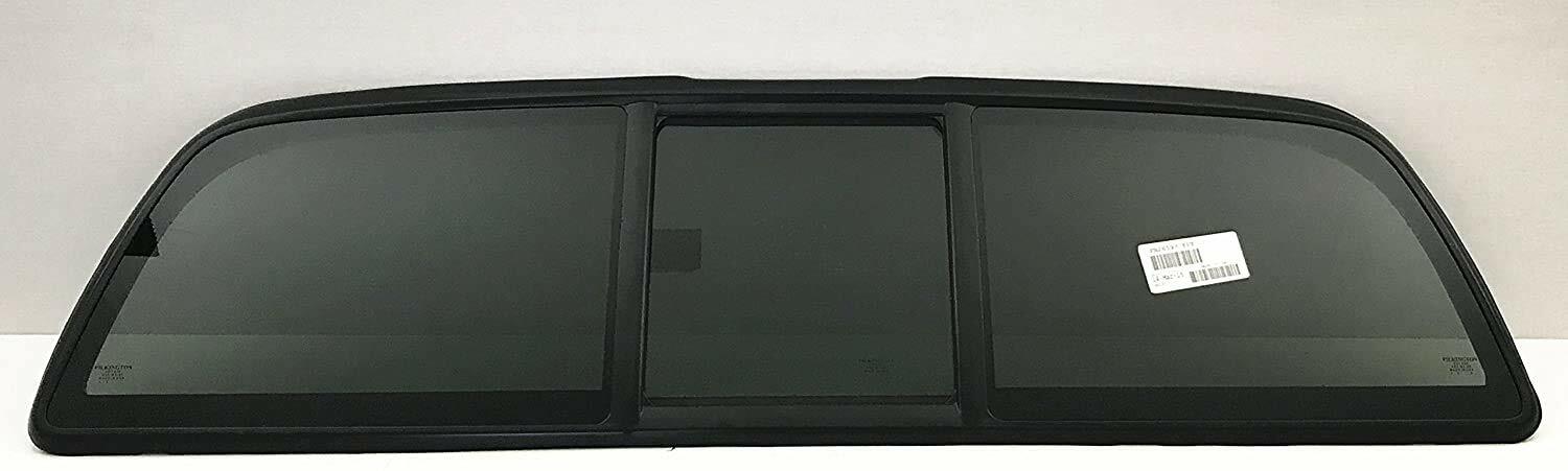 OEM Style Sliding Back Window Rear Manual Slider Glass Compatible with Toyota Tundra Pickup 2000-2006 Models