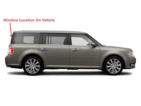 Heated Back Tailgates Window Back Glass Compatible with Ford Flex 2012-2019 Models