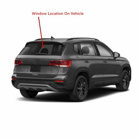 Heated Rear Back TailGate LiftGate Window Back Glass Compatible with Volkswagen Taos 2022-2026 Models