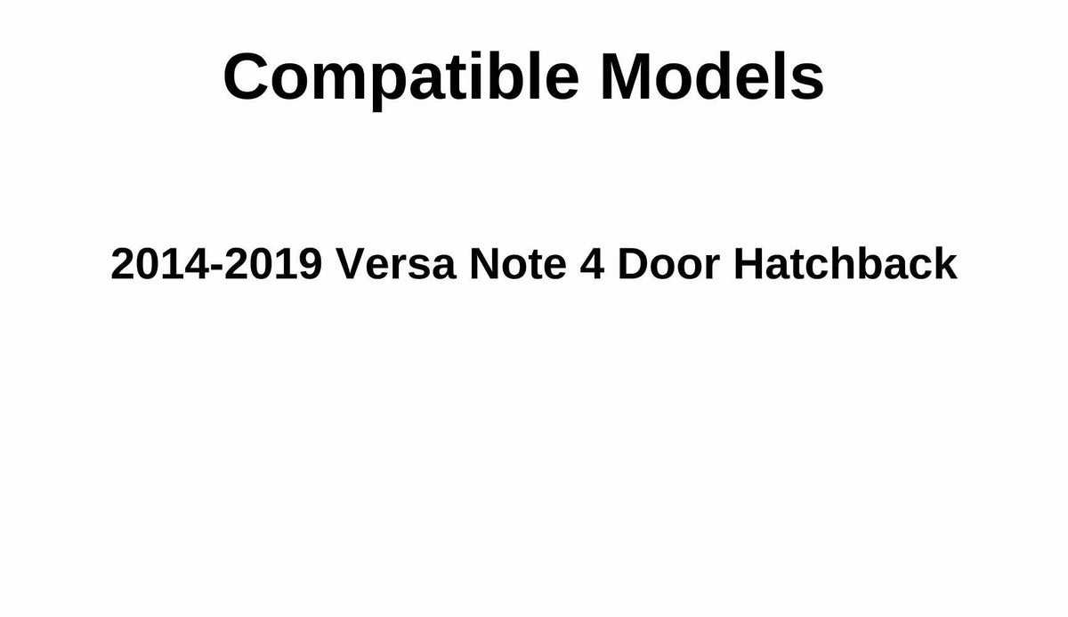 Tempered Driver Left Side Front Door Window Door Glass Compatible with Nissan Versa Note 4 Door Hatchback 2014-2019 Models