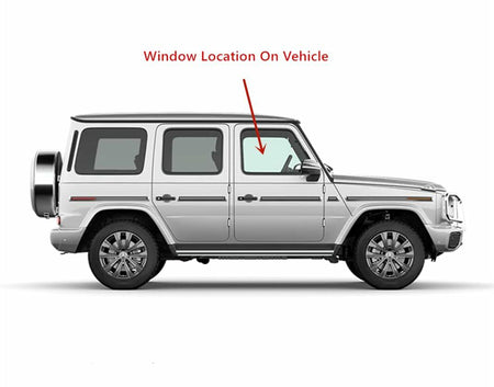 Laminated Passenger Right Side Front Door Window Glass Compatible with Mercedes Benz G500 G550 G63AMG 2019-2025 Models