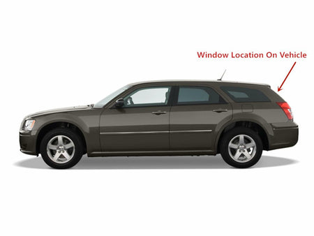 Heated Back Window Back Glass Compatible with Dodge Magnum 2005-2007 4 Door Wagon Models