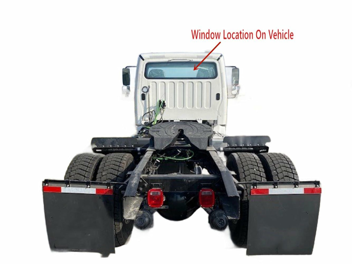Stationary Back Window Back Glass Compatible with Freightliner Business Class M2 2005-2025 Models