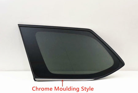 Chrome Style Driver Left Side Quarter Window Quarter Glass Compatible with Toyota Grand Highlander 2024-2026 Models