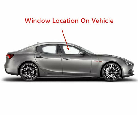 Laminated Passenger Right Side Front Door Window Door Glass Compatible with Maserati Quattroporte 2014-2024 Models