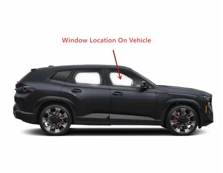 Laminated Passenger Right Side Front Door Window Door Glass Compatible with BMW XM 2024-2025 Models