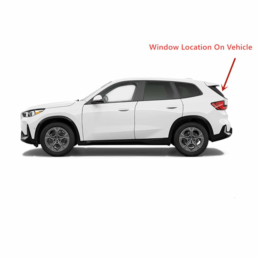 Clear Heated Rear Tailgate Liftgate Back Window Back Glass Compatible with BMW X1 2023-2025 Models