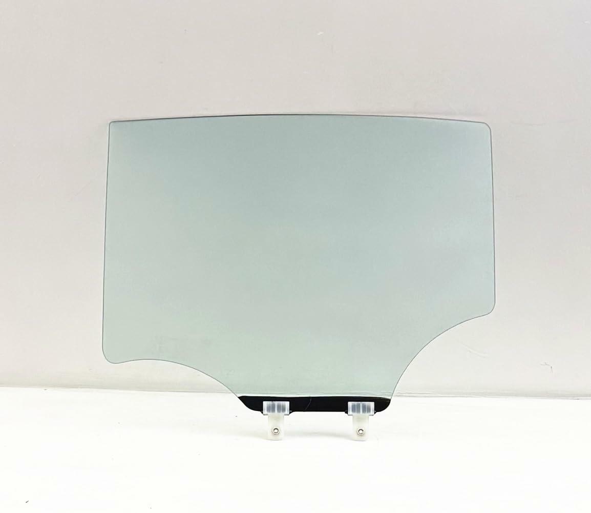 Tempered Driver Left Side Rear Door Window Glass Compatible with Kia Rio 4-Door Sedan 2018-2023 Models